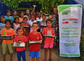 Kolaborasi Grab Indonesia dan ACT Ringankan Beban Ribuan Penyintas Gempa Maluku