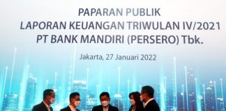 Gencar Lakukan Transformasi Digital, Bank Mandiri Cetak Laba Bersih Rp 28,03 Triliun di Tahun 2021