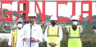 Jokowi Resmikan Dua Bendungan di Kabupaten Bogor